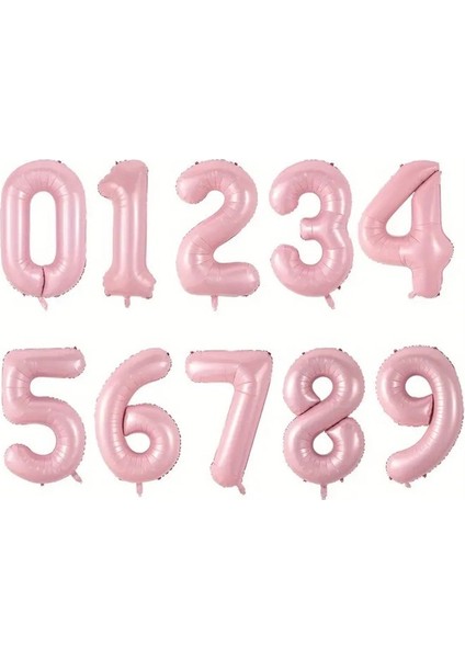 Pembe 5 Rakam Folyo Balon 80 cm fiyatları