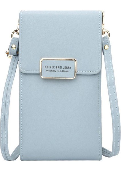 Bayan Cüzdanı Kore Çok Fonksiyonlu Küçük Telefon Çantası Moda Omuz Crossbody Çanta Cüzdan Cüzdan Erkek Cüzdan Cüzdan Erkek Çanta Para Çanta Tutucu Deri Cüzdan Küçük Cüzdan (Yurt Dışından)