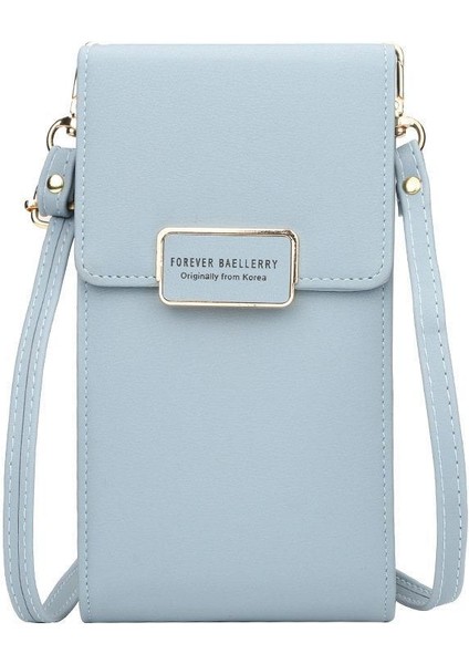 Bayan Cüzdanı Kore Çok Fonksiyonlu Küçük Telefon Çantası Moda Omuz Crossbody Çanta Cüzdan Cüzdan Erkek Cüzdan Cüzdan Erkek Çanta Para Çanta Tutucu Deri Cüzdan Küçük Cüzdan (Yurt Dışından)