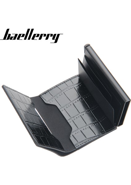 Erkekler Iş Akıllı Cüzdan Alüminyum Alaşımlı Otomatik Açılan Kart Sahibinin Kımlık/kredi Kartı Tutucu Cüzdan Mini Çanta Kadınlar Için (Yurt Dışından) fırsatları