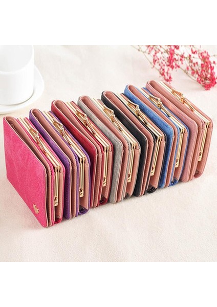 Kadın Küçük Debriyaj Cüzdan Çok Fonksiyonlu Değişim Çantalar Kalp Dekorasyon Büyük Kapasiteli Cüzdan Sevimli Kart Tutucu Para Çantası (Yurt Dışından) fırsatları