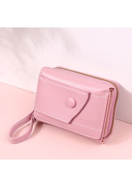 Yeni Moda Kadın Cüzdan Kart Kredi Pu Deri Bayanlar Cep Bozuk Para Cüzdanı Kadın Çile Mini Debriyaj (Yurt Dışından)