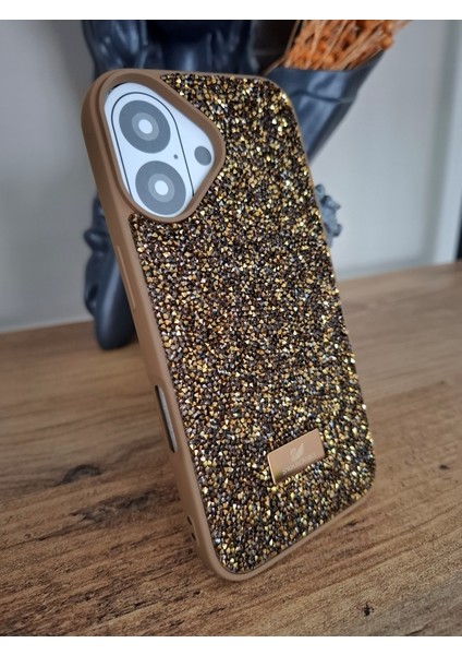 iPhone 16 Uyumlu Işıltılı Taşlı Lüks İçi Kadife Kamera Çıkıntılı Kaliteli Kılıf fiyatları