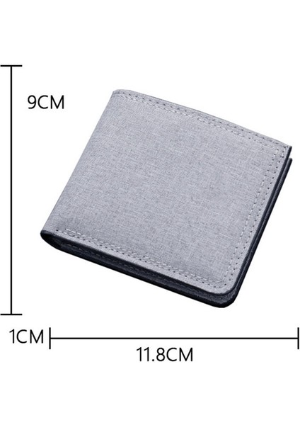Yeni Erkek Cüzdan Ince Ince Cüzdan Tuval Uzun Erkek Iş Debriyaj Çanta Bozuk Para Cüzdanı Lüks Marka Erkek Cüzdanlar Carteira Masculina (Yurt Dışından)