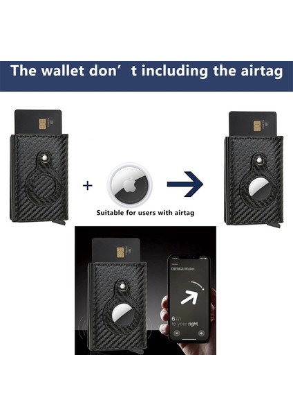 2022 Rfid Cüzdan Airtag Erkek Kadın Cüzdan Para Çantaları Pu Deri Kartlıklı Cüzdan Apple Hava Etiketi Çantalar Akıllı Cüzdan (Yurt Dışından) indirimleri