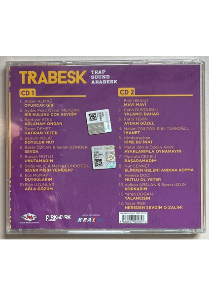 Trabesk Trap Sound Arabesk 2 - 27 Sanatçi 22 Hit (Cd) fiyatları