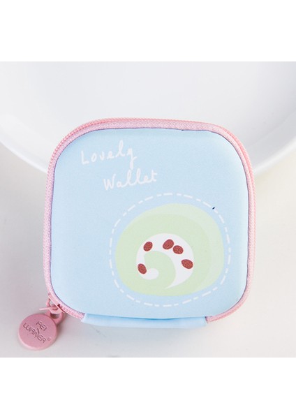 Kızlar Sevimli Çizimli Çanta Fermuarlı Cüzdan-Taşınabilir Meyve Baskılı Kulaklıklar Depolama Kartları Durumda Kulaklık Aksesuarları (Yurt Dışından) fırsatları