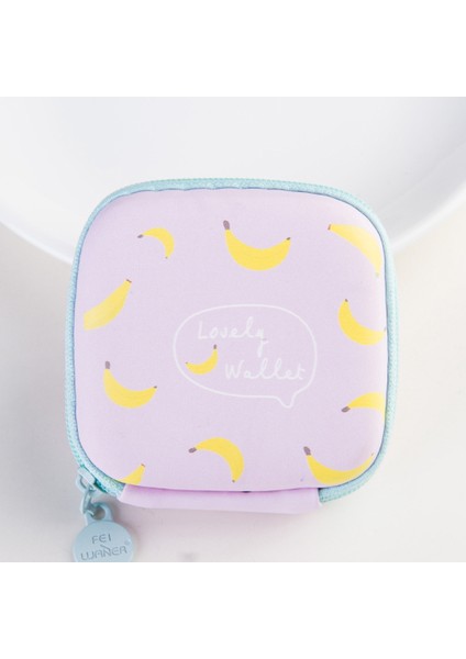 Kızlar Sevimli Çizimli Çanta Fermuarlı Cüzdan-Taşınabilir Meyve Baskılı Kulaklıklar Depolama Kartları Durumda Kulaklık Aksesuarları (Yurt Dışından) indirimleri