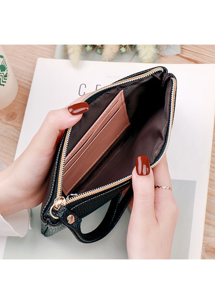Moda Uzun Kadın Cüzdan Kadın Çantalar Bileklik Bozuk Para Cüzdanı Kart Tutucu Cüzdan Bayanlar Deri Debriyaj Para Çantası Telefon Cebi (Yurt Dışından) indirimleri