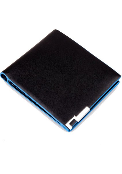 Erkek Cüzdan Para Çantası ile Erkekler Şık Bifold Iş Deri Cüzdan Kart Sahibinin Para Cüzdan Basit Tasarım Erkek Çanta (Yurt Dışından)