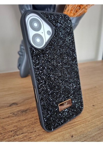 iPhone 16 Uyumlu Işıltılı Taşlı Lüks İçi Kadife Kamera Çıkıntılı Kaliteli Kılıf fiyatları