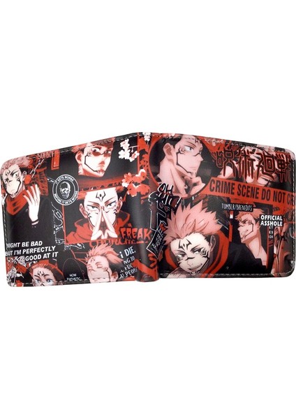Jujutsu Kaisen Cüzdan Japonya Anime Karikatür Para Cebi Genç Cüzdanlar Için Wallest (Yurt Dışından) modelleri