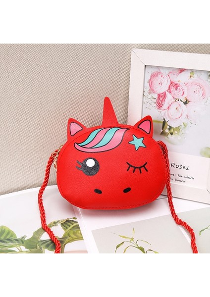 Sevimli Hayvan Çocuk Küçük Crossbody Çanta Güzel Bebek Kız Mini Bozuk Para Cüzdanı Çanta Pu Deri Çocuklar Değişim Cüzdan Omuz Çantaları (Yurt Dışından) indirimleri