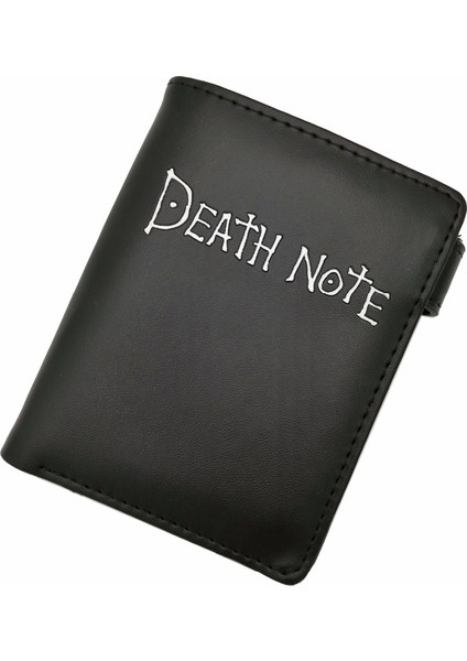 Death Note Anime Siyah Deri Cüzdan Erkek Kadın Kart ve Fotoğraf Tutucu Çanta Kısa Tasarım Bozuk Para Cüzdanı Cosplay Hediye Için (Yurt Dışından) fırsatları