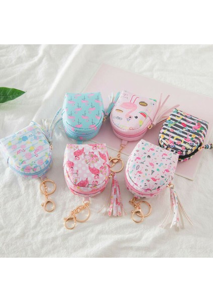 Kadın Kız Deri Küçük Mini Cüzdan Kart Tutucu Zip Bozuk Para Cüzdanı Unicorn Çanta Tuşları Kese Çocuklar Noel Yeni Yıl Hediyeleri (Yurt Dışından) fiyatları