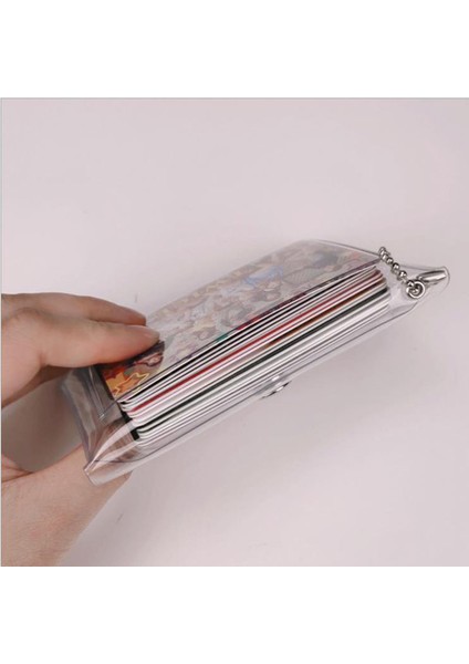 Glitter Şeffaf Su Geçirmez Pvc Kart Sahibinin Mini Cüzdan Kız Sikke Çanta Dere (Yurt Dışından)