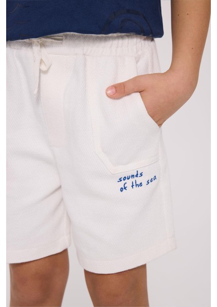 Bg Store Erkek Çocuk Ekru Şort modelleri