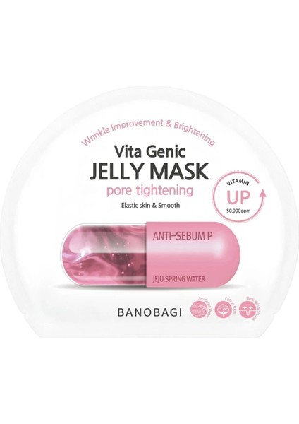 Vita Genic Jelly Mask Pore Tightening Canlandırıcı Pürüzsüzlük Pamuk Maske modelleri
