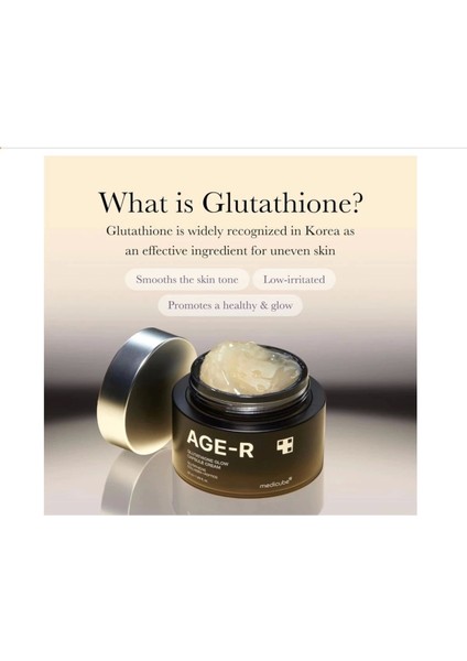 Age-R Glutathione Glow Capsule Cream 50ml Yüz Kremi