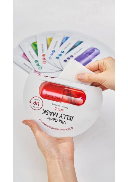 Vita Genic Jelly Mask Lifting Dolgunlaştırıcı ve Besleyici %100 Pamuk Maske indirimleri