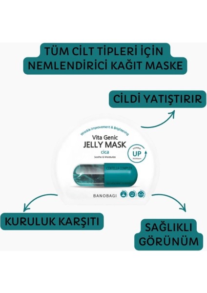 Vita Genic Jelly Mask Cica ( Nemlendirici Maske)