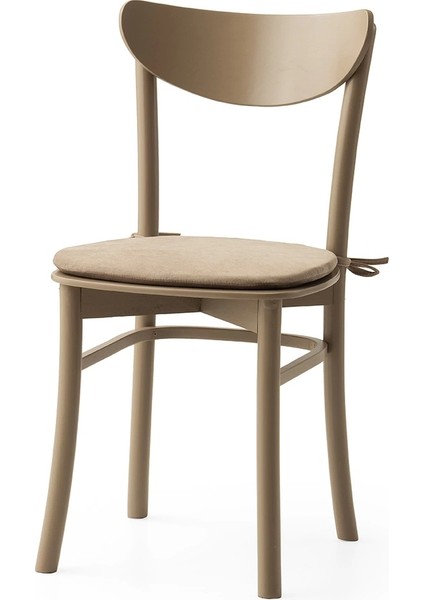 Asos Ahşap Gürgen Gövde Salon Balkon ve Mutfak Sandalyesi 6 Adet