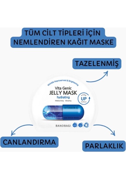 Vita Genic Jelly Mask Hydrating (Nemlendirici %100 Pamuk Maske)