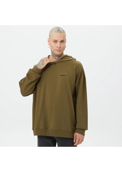 Uzun Kollu Erkek Yeşil Sweatshirt
