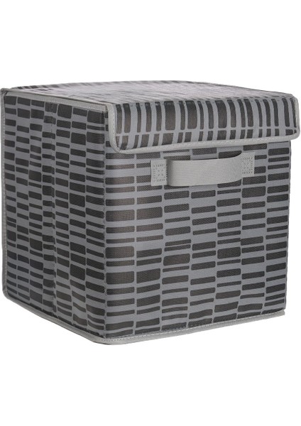 Kapaklı Dolap Içi Çamaşır Oyuncak Düzenleyici Katlanır Saklama Kutusu 30 x 30 x 30 (Zebra) modelleri