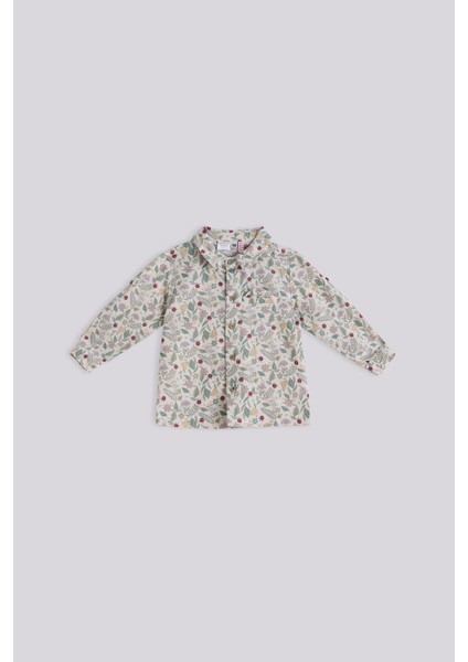 Bg Store Erkek Bebek Desenli Gömlek