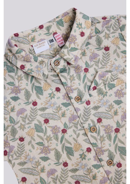 Bg Store Erkek Bebek Desenli Gömlek modelleri