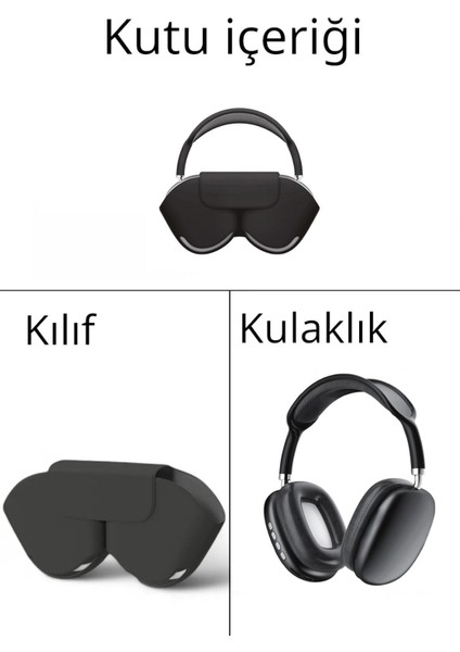 Kablosuz Bluetooth Uyumlu Pro Max Kılıflı Kablosuz Kulaklık Ios Android Uyumlu