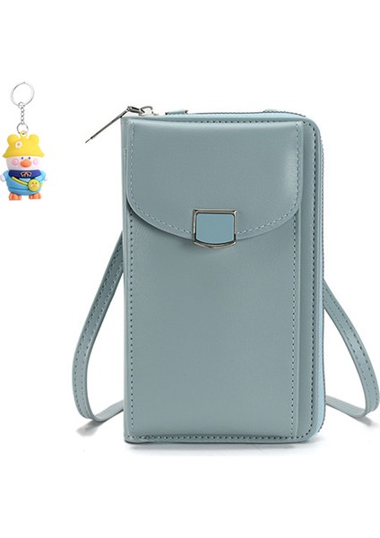 Kadın Cep Telefonu Çantası Omuz Crossbody Çantası Basit Kadın Çantası Dikey Cüzdan (Yurt Dışından)