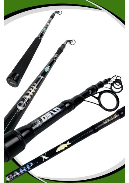 Carp-X 360CM 3,5lbs Dam Darkside 4 8000S Fd Sazan Olta Takımı Seti