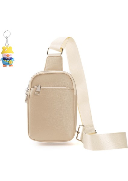 Erkek Göğüs Çantası Crossbody Çantası Mini Telefon Çantası Gündelik Küçük Çanta Spor Açık Sırt (Yurt Dışından)