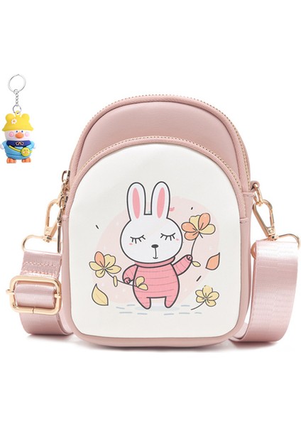 Karikatür Crossbody Çanta Omuz Çantası Moda Cep Telefonu Çantası Kadın (Yurt Dışından)