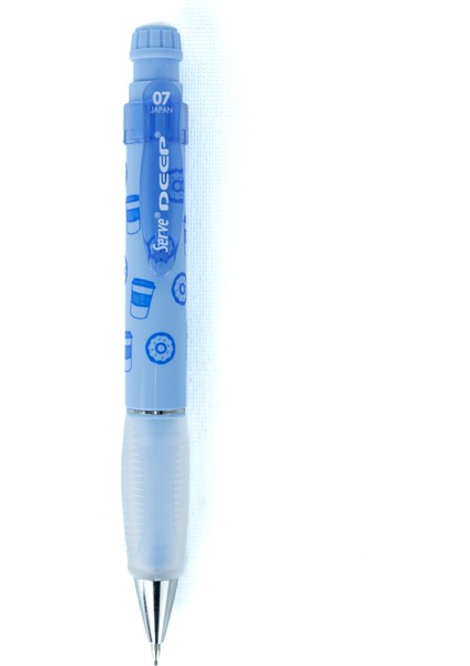 Ottoland Serve Deep Kırtasiye Versatil Mekanik Kurşun Kalem 4'lü 0.7 mm Dolphin Çiçek Serisi Yumuşak Uçlu