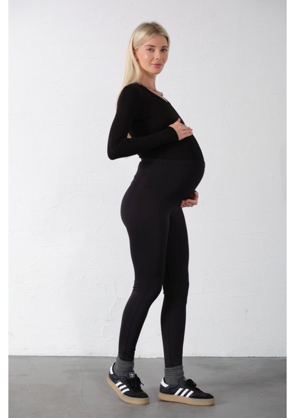 Ayarlanabilir Lastikli, Toparlayıcı, Yüksek Bel Kadın Lohusa, Kadın Hamile Tayt @pesaro