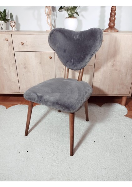 Tavşan Tüyü Natural Ahşap Salon, Mutfak ve Restoran Sandalyesi modelleri