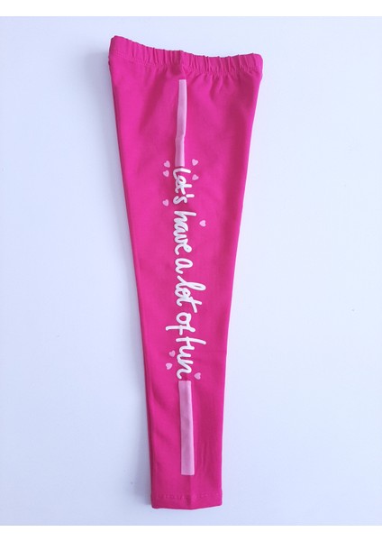 Kız Çocuk Baskılı Yazılı Tayt Pantolon fiyatları