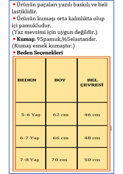 Kız Çocuk Baskılı Yazılı Tayt Pantolon indirimleri