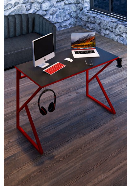 Thor Oyuncu Masası Çalışma Masası Ofis Masası Yemek Masası Okul Masası Genç Odası 60 x 120 cm fırsatları