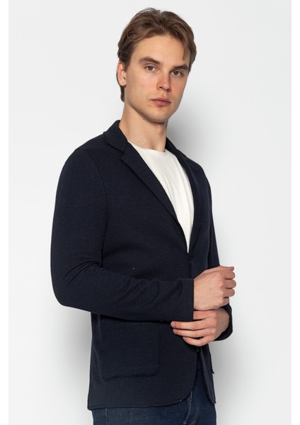 Erkek Düğmeli Cepli Rahat Klasik Ceket fırsatları