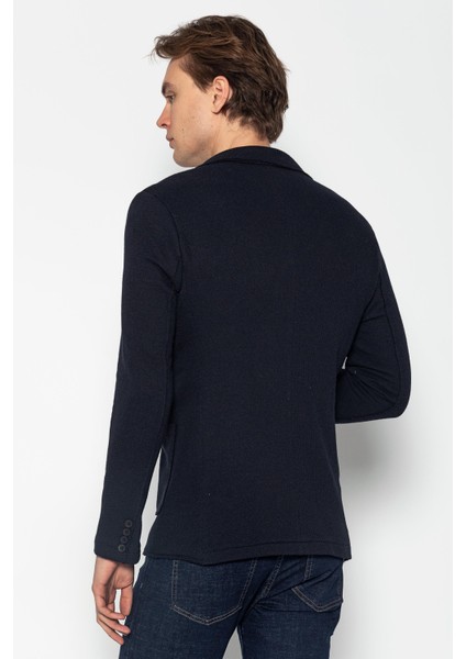 Erkek Düğmeli Cepli Rahat Klasik Ceket indirimleri