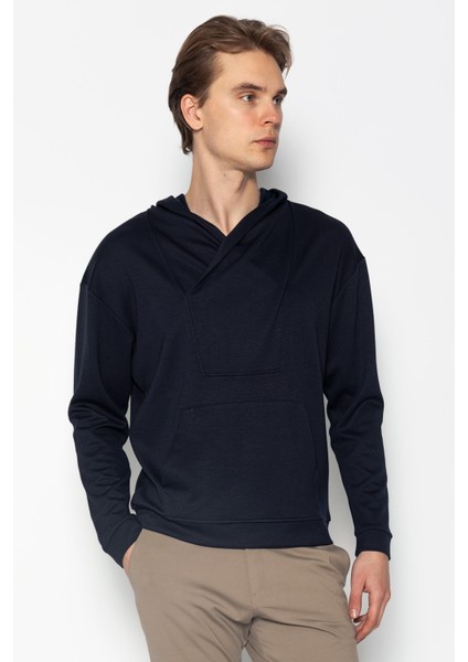 Unisex Kapüşonlu Teknolojik Kumaş Ipeksi Pamuk Sweatshirts