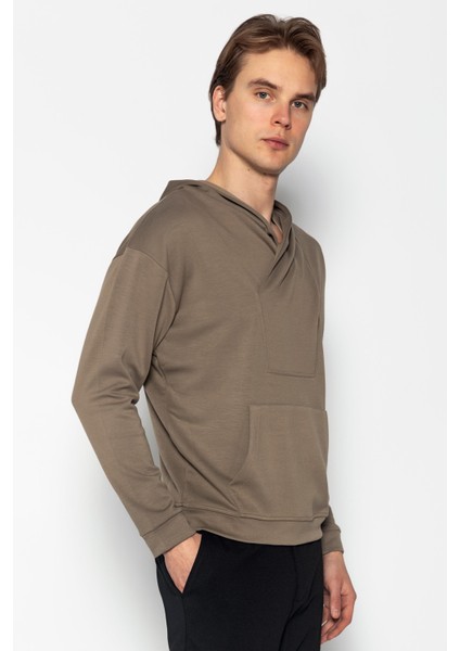 Unisex Kapüşonlu Teknolojik Kumaş Ipeksi Pamuk Sweatshirts modelleri