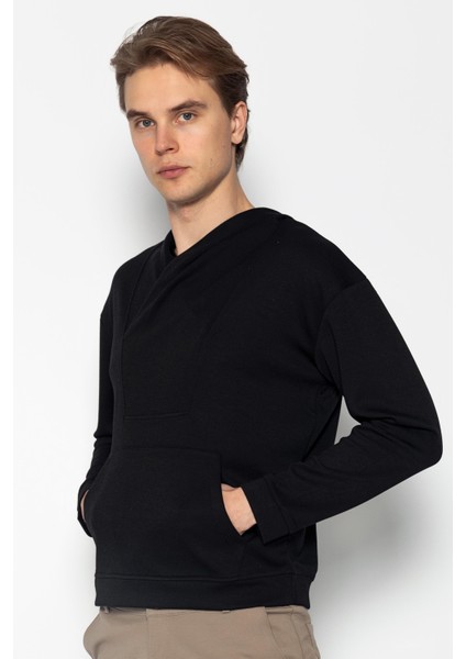Unisex Kapüşonlu Teknolojik Kumaş Ipeksi Pamuk Sweatshirts