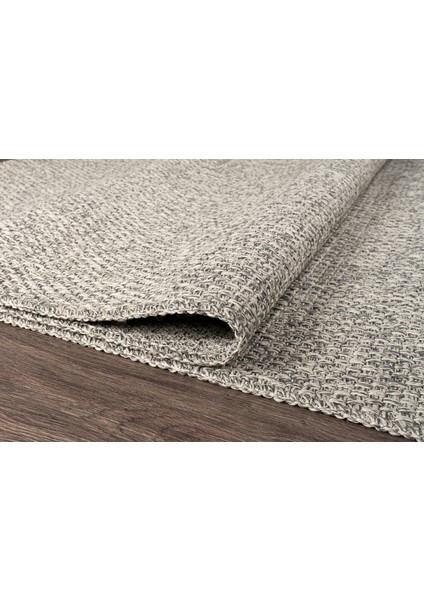 Doku DH003 Gri Hav Toz Vermez Salon Mutfak Koridor Oturma Odası Yolluk Dokuma Kilim