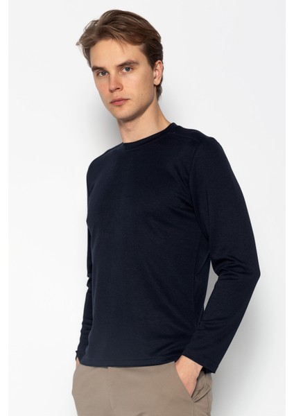 Unisex Bisiklet Yaka Teknolojik Ipeksi Pamuk Kumaş Sweatshirt fırsatları