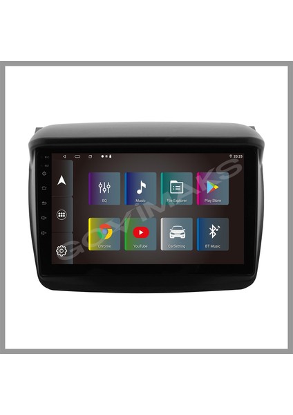 Mitsubishı L200 2007-2014 4 GB Ram 64 GB Hafıza Androıd Multımedıa Teyp